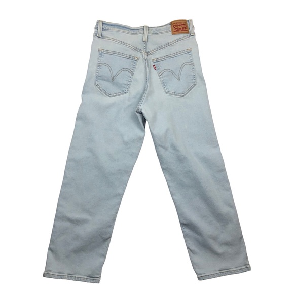 Levi’s Women’s Ribcage Straight Ankle Jeans 29 - Picture 4 of 15